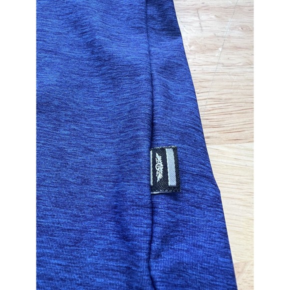 Straight Down Blue Golf Polo Shirt‎ Men's Size L Stretch Performance Wicking - Picture 5 of 7